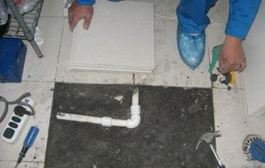 丰南漏水维修 河北邯郸卫生间地面漏水维修案例